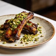 Mediterranean Smoked Ribs with Pistachio Gremolata photo 1