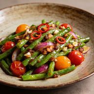 Calamansi & Bagoong Glazed Long Beans photo 1