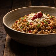 Malagueta-Spiced Farro Risotto photo 1