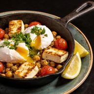 Hearth-Seared Halloumi & Za'atar Chickpea Breakfast Skillet photo 1