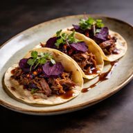 Smoked Hibiscus Chipotle Pulled Pork Tacos photo 1