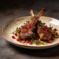 Pomegranate-Sumac Smoked Lamb Ribs平衡 photo 1