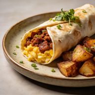 Chorizo Blend Breakfast Burrito with Roasted Potatoes photo 1