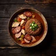 Lean Chicken & Turkey Sausage Gumbo photo 1