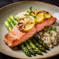 Clean Lemon Salmon & Quinoa Plate photo 1