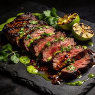 Cast Iron Chipotle Lime Flank Steak photo 1