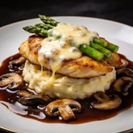 Chicken Madeira with Asparagus & Fontina Melt photo 1