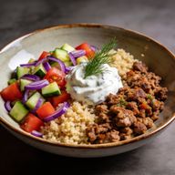 Mediterranean Ground Turkey Bowls photo 1