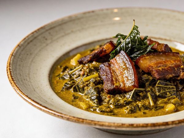 Authentic Liberian Cassava Leaf Stew