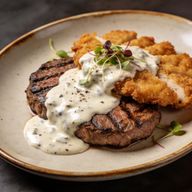 Grilled Deconstructed Chicken Fried Steak photo 1