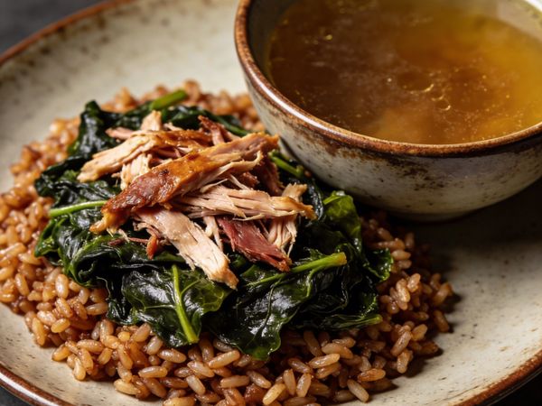Smoked Turkey Collard Green Bowl