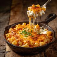 High-Protein Baked Mac with Cottage Cheese Blend photo 1