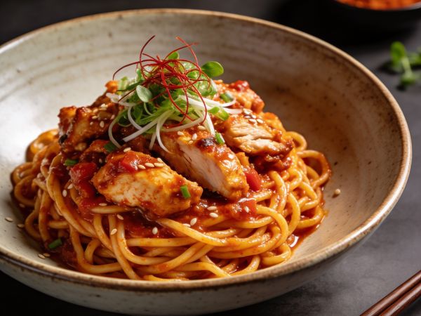 Lean Buldak Chicken Bowl