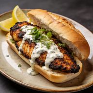 Open-Face Blackened Catfish Po' Boy photo 1