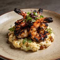 Blackened Shrimp & Cauliflower Grits photo 1