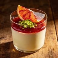 Olive Oil & Blood Orange Panna Cotta photo 1