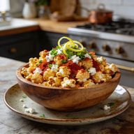Berbere-Spiced Popcorn with Feta Crumbles photo 1