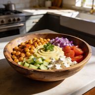 Warm Spiced Chickpea & Tahini Crunch Bowl photo 1