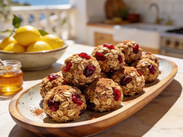 Cinnamon & Cranberry Oat Bites