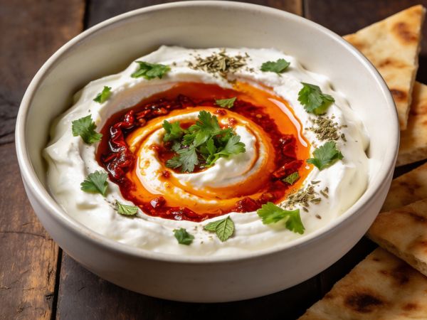 Sizzling Chili Butter Yogurt Dip