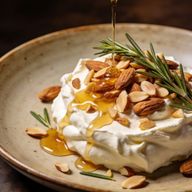 Whipped Goat Cheese with Rosemary Honey & Marcona Almonds photo 1
