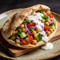 Zesty Chickpea Garden Pita Pockets photo 1