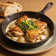 Creamy Garlic & Shallot Braised Chicken Thighs photo 1