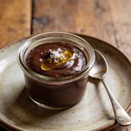 Velvet Olive Oil Chocolate Mousse with Sea Salt photo 1