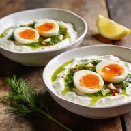 Savory Mediterranean Yogurt Bowls with Jammy Eggs photo 1