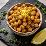Crispy Zesty Herb-Roasted Chickpeas photo 1