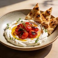 Whipped Feta with Blistered Tomatoes & Thyme Honey photo 1
