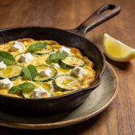 Zucchini & Mint Feta Frittata photo 1