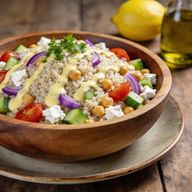Zesty Chickpea & Quinoa Power Bowl with Creamy Tahini photo 1