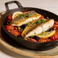 Blistered Tomato & Caper Sea Bass Bake photo 1