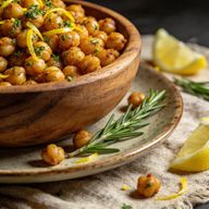 Zesty Lemon & Herb Roasted Chickpeas photo 1