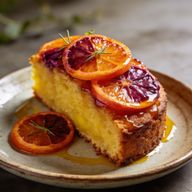 Blood Orange & Almond Olive Oil Upside-Down Cake photo 1