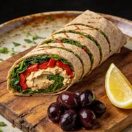 Crunchy Mediterranean Hummus Wrap photo 1