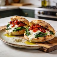 Crispy Sun-Dried Tomato & Spinach Pita Melts photo 1