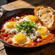 Skillet Shakshuka with Feta & Fresh Herbs photo 1