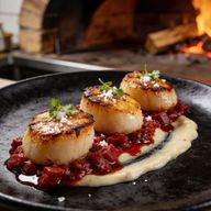 Smoked Marrow & Chorizo-Emulsified Scallops photo 1