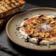 Whipped Smoked Lardo with Marcona Crunch photo 1