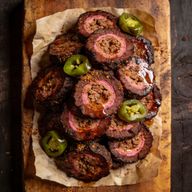 Post Oak Sausage Coins with Tangy Bark Dust photo 1