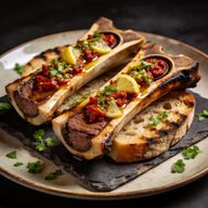 Oak-Smoked Bone Marrow with 'Nduja Vinaigrette photo 1