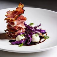 Crispy Prosciutto & Smoked Mozzarella Radicchio Ribbons photo 1