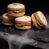 Oak-Smoked Foie Gras Macarons photo 1