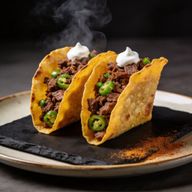 Smoked Brisket 'Frico' Crunch-Tacos photo 1
