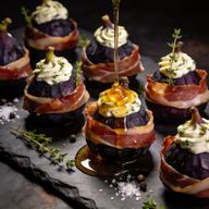 Oak-Smoked Stuffed Figs with Speck & Armagnac Glaze photo 1