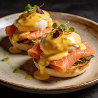 Smoked Salmon Benedict with High-Viscosity Hollandaise photo 1