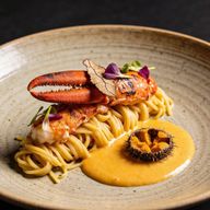 Oak-Kissed Lobster Tagliolini with Sea Urchin Emulsion photo 1