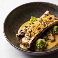 Charred Romanesco with Roasted Marrow Vinaigrette photo 1